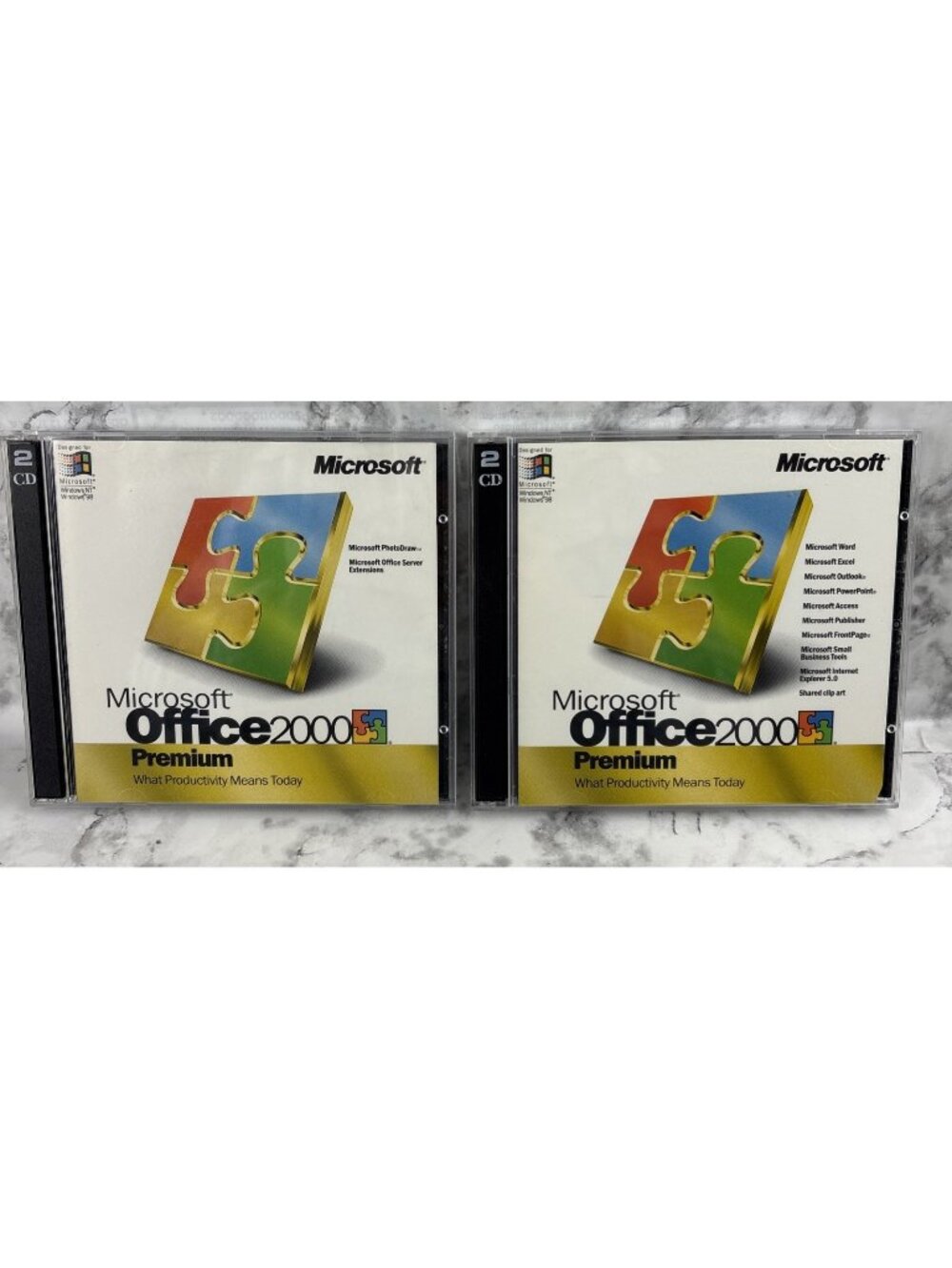 *Microsoft Office 2000 Premium 4 CDs Set With Keys